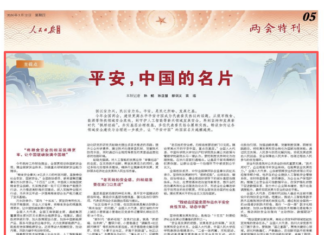 平安,中国的名片(主视点)